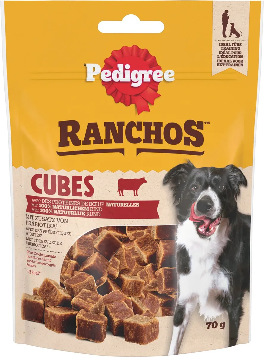 Pedigree Ranchos Cubes Rund - 7x70g