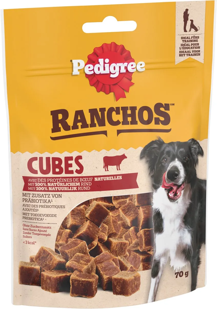 Pedigree Ranchos Cubes Rund - 7x70g