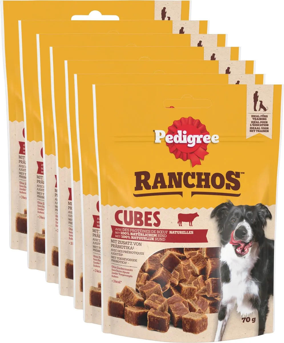 Pedigree Ranchos Cubes Rund - 7x70g