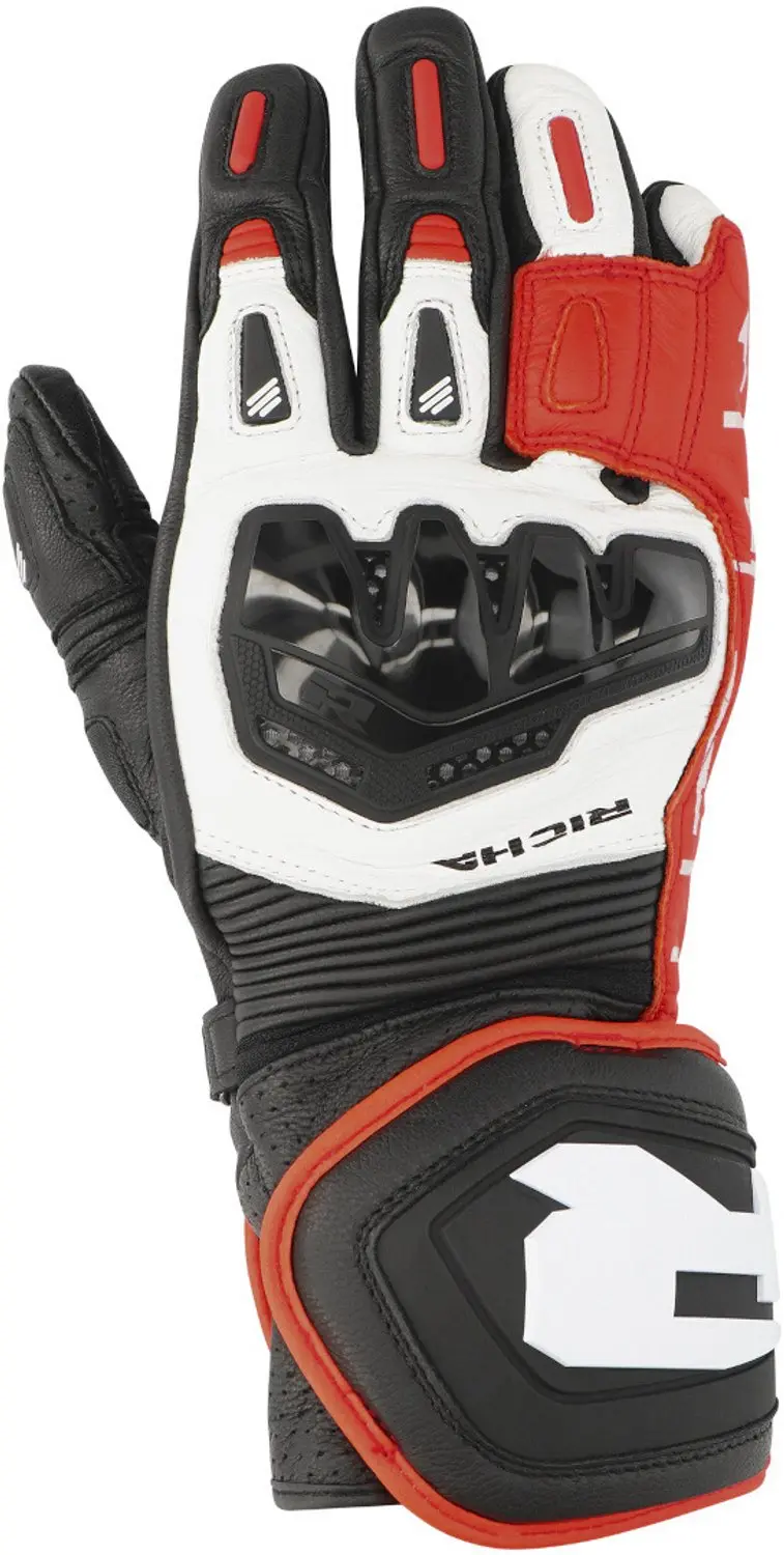 Richa Stradale Rood Wit Handschoenen