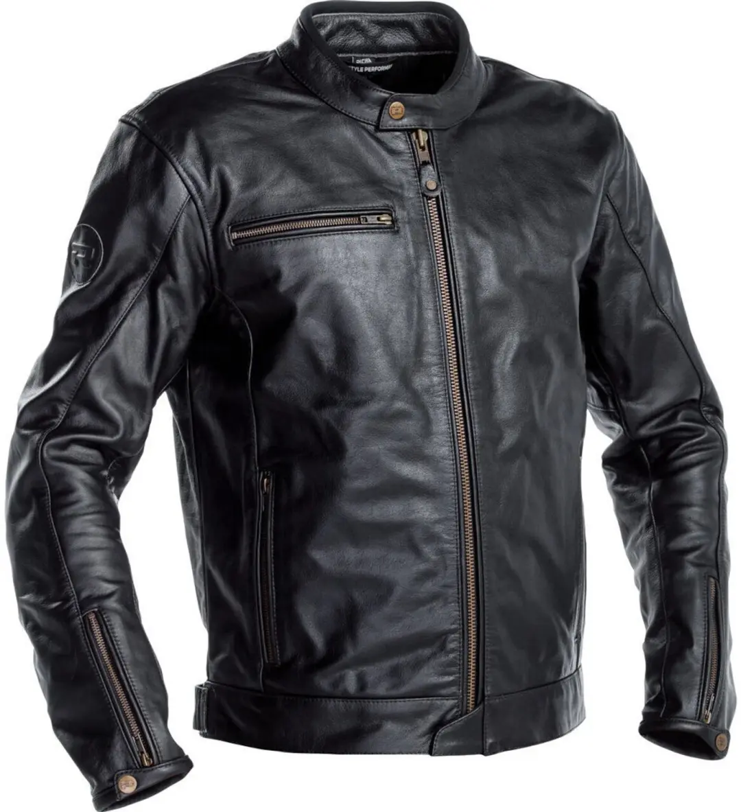 Richa Normandie Zwart Leren Motorjas