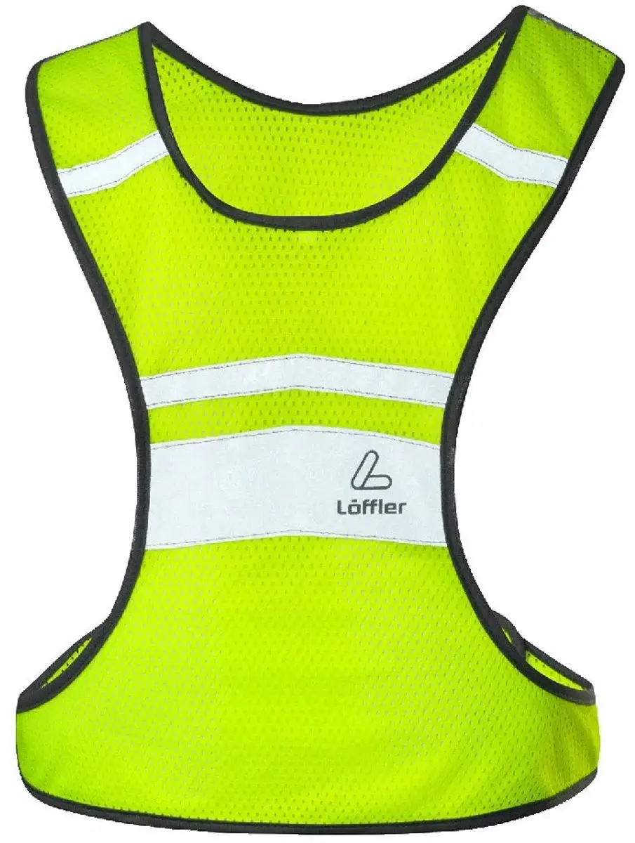 Löffler Reflectievest Polyester - Geel - Maat M - afbeelding 4 van 4