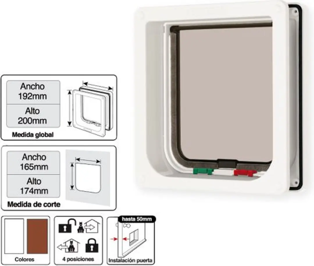 Cat Mate 308W Elite Wandvoering Tunnelsectie - Wit - afbeelding 2 van 2