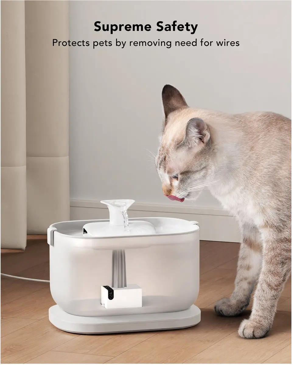 Petlibro Dockstream Automatische Drinkfontein 2,5L Wit - afbeelding 2 van 6