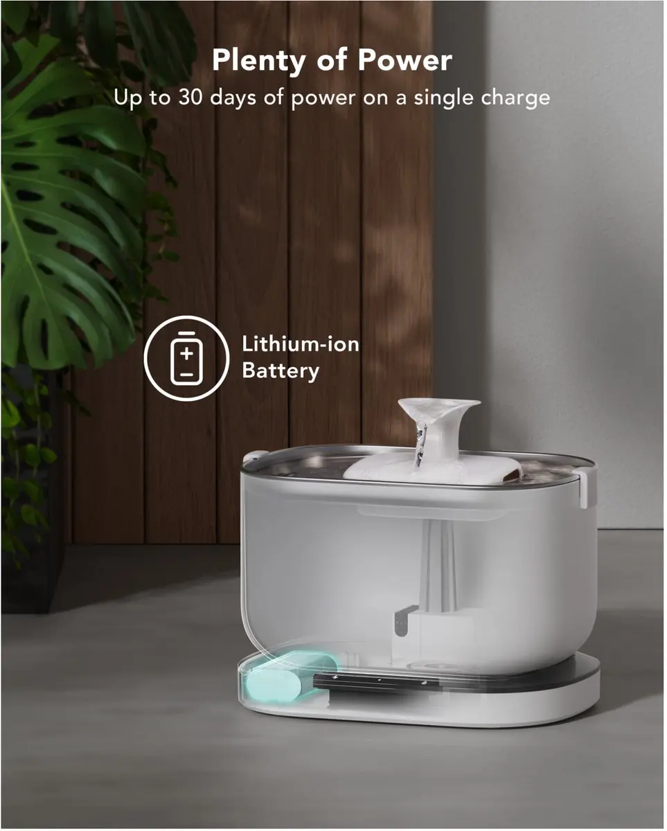 PETLIBRO Dockstream PL-WF115-91W Drinkfontein - 2,5L - Wit - afbeelding 4 van 6