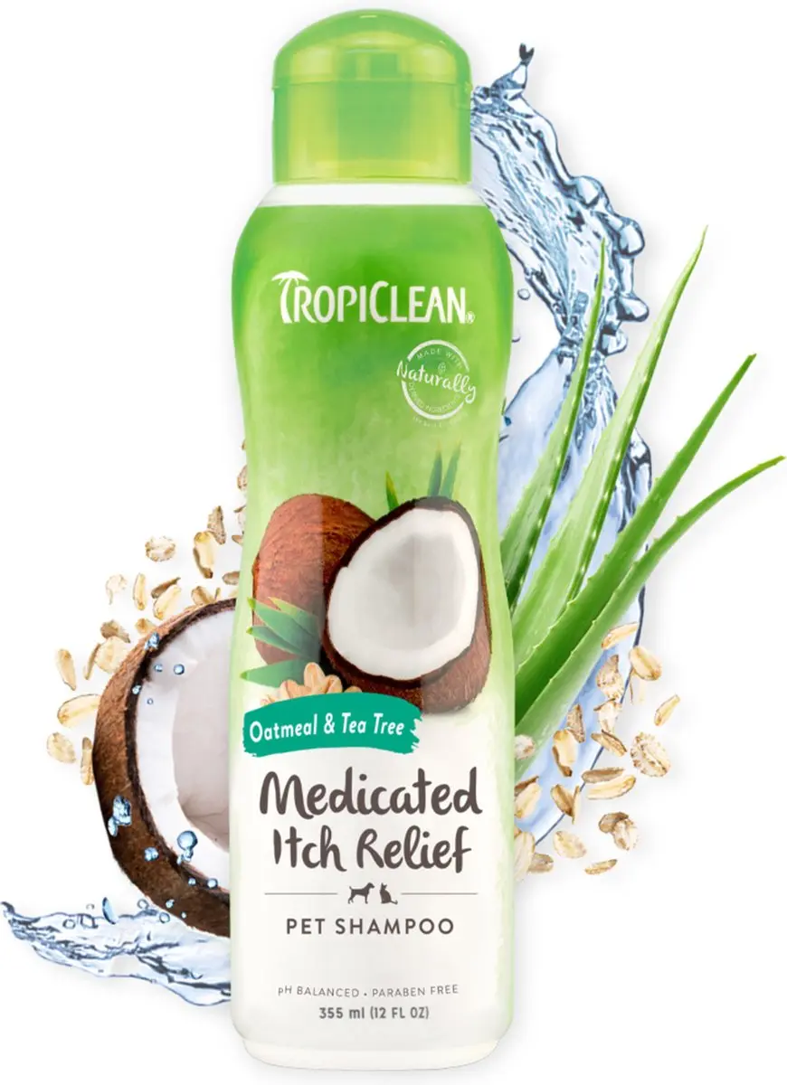TropiClean Havermout en Tea Tree Hondenshampoo 355ml
