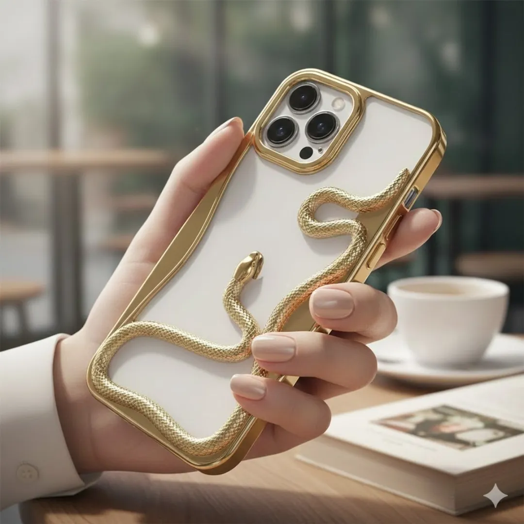 NUVEX iPhone 12 Pro Max Slanghoesje - Goudkleurig