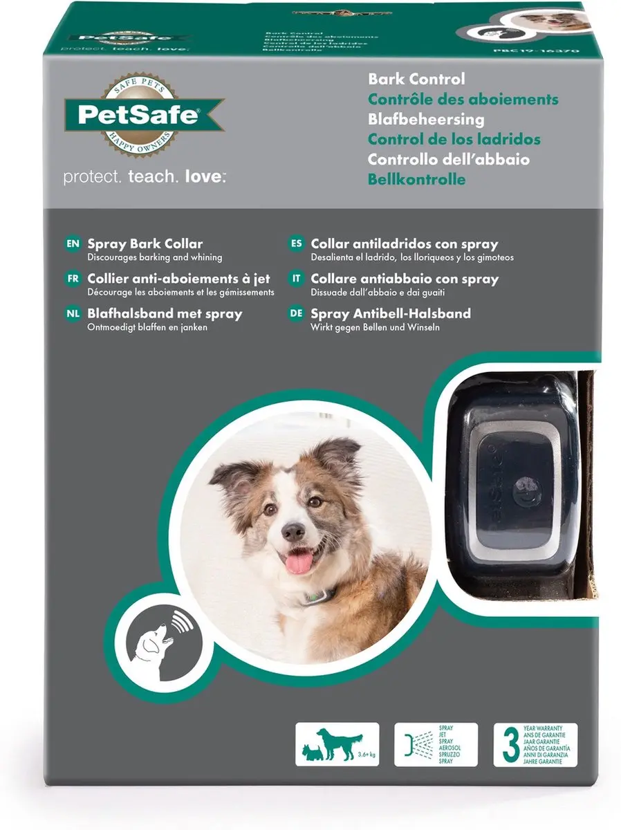 PetSafe Big Dog Deluxe Anti-Blafband met Spray