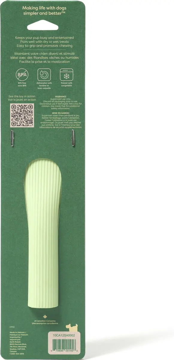 Earth Rated Chew Toy Rubber Hondenspeelgoed 8,5x6 cm - afbeelding 3 van 6