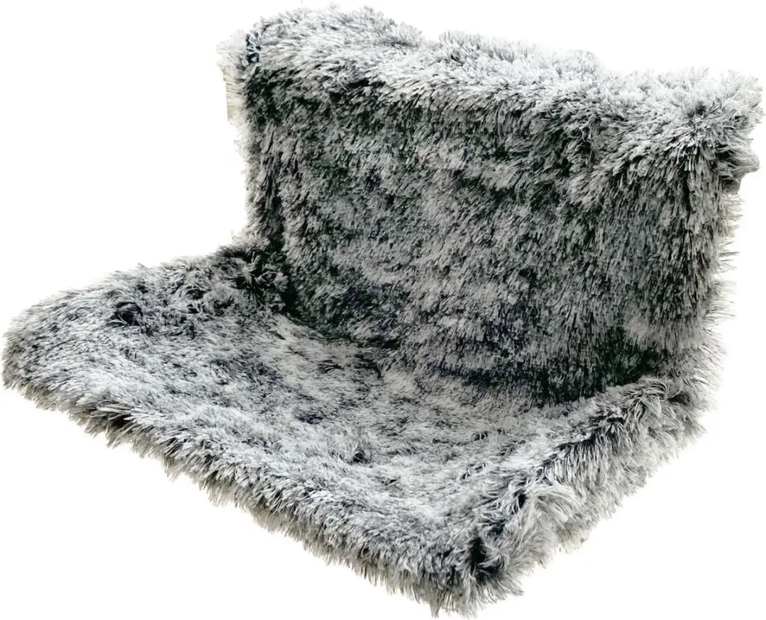 Croci Radiatorhangmat Kat - Gemeleerd Zwart - 47x30x25cm - afbeelding 2 van 2