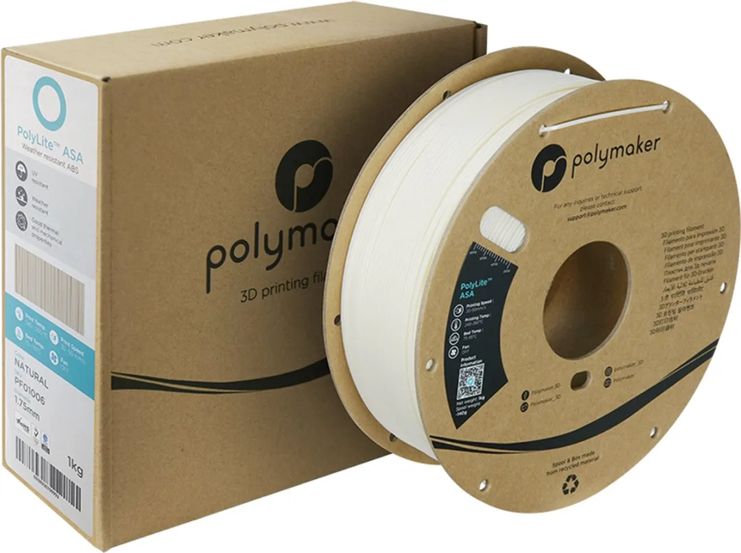 Polymaker PolyLite ASA Filament 1,75mm 1kg - Natural