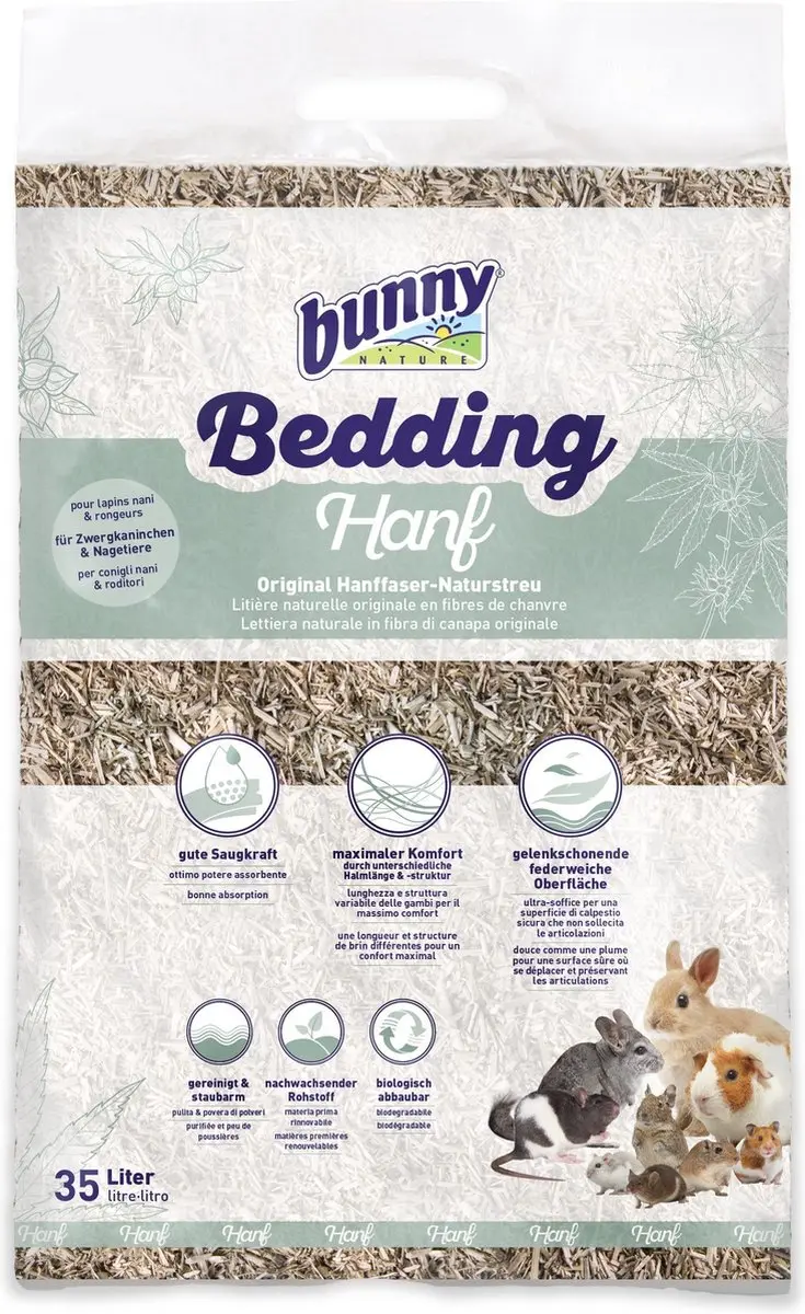 Bunny Nature Hennepstrooisel 35 liter