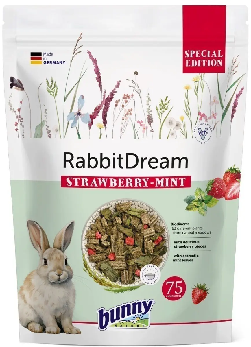Bunny Nature Konijnenvoer Aardbei Munt
