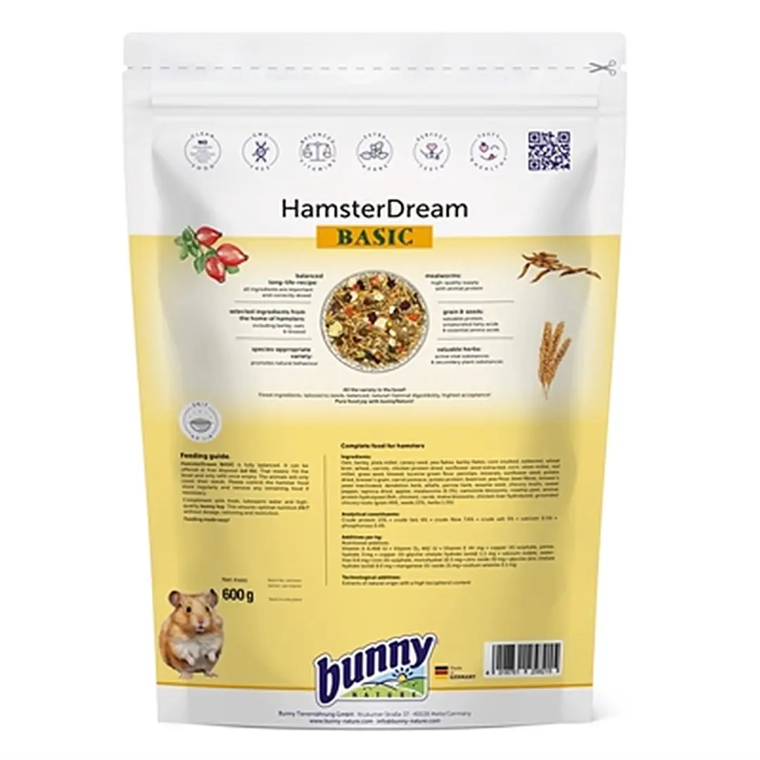 Bunny Nature Hamsterdroom Basic 600 gr - afbeelding 2 van 3