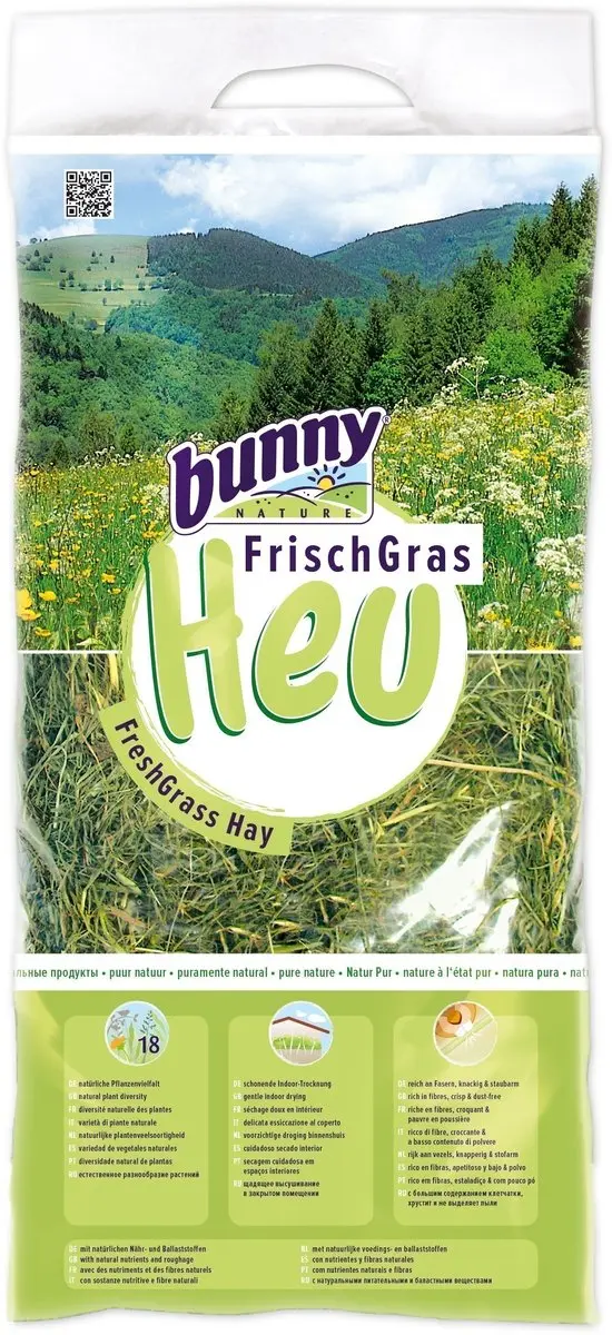 Bunny Nature Vers Gras Hooi 750g - afbeelding 5 van 6