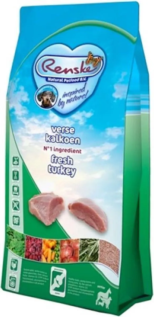 Renske Super Premium Senior Kalkoen Graanvrij 600g