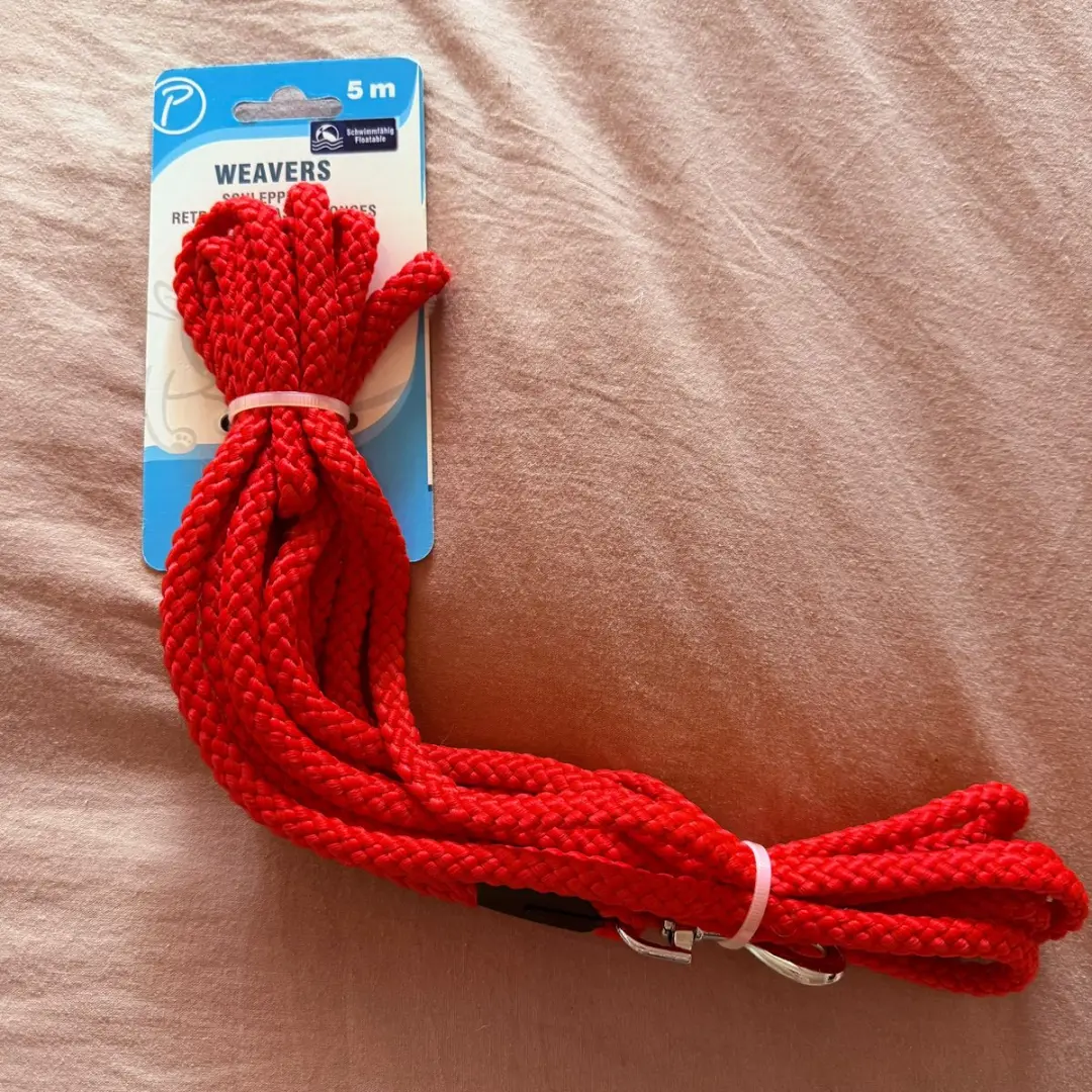 Petlando Weavers Sleeplijn 5m rood