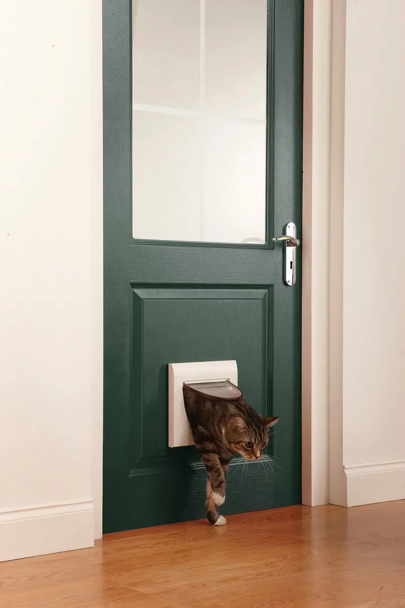 Petsafe 919 Classic - Wit - Kattenluik - 22,4 x 22,4 x 22,4 cm - afbeelding 2 van 6