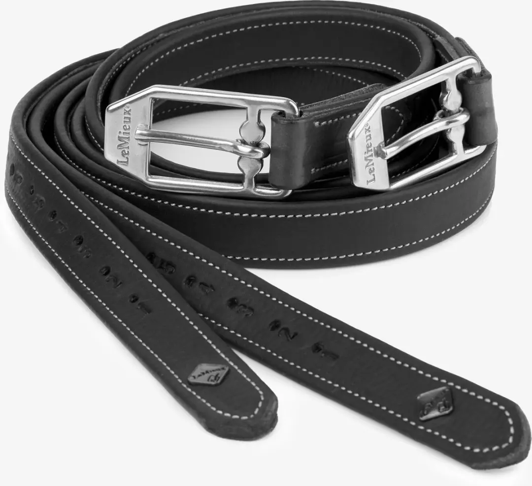 LeMieux Vector Stijgbeugelriemen 145cm - Bruin - afbeelding 5 van 6