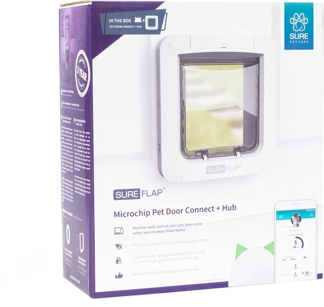 Sureflap Microchip Huisdierluik Connect Bundel - Wit - afbeelding 4 van 6