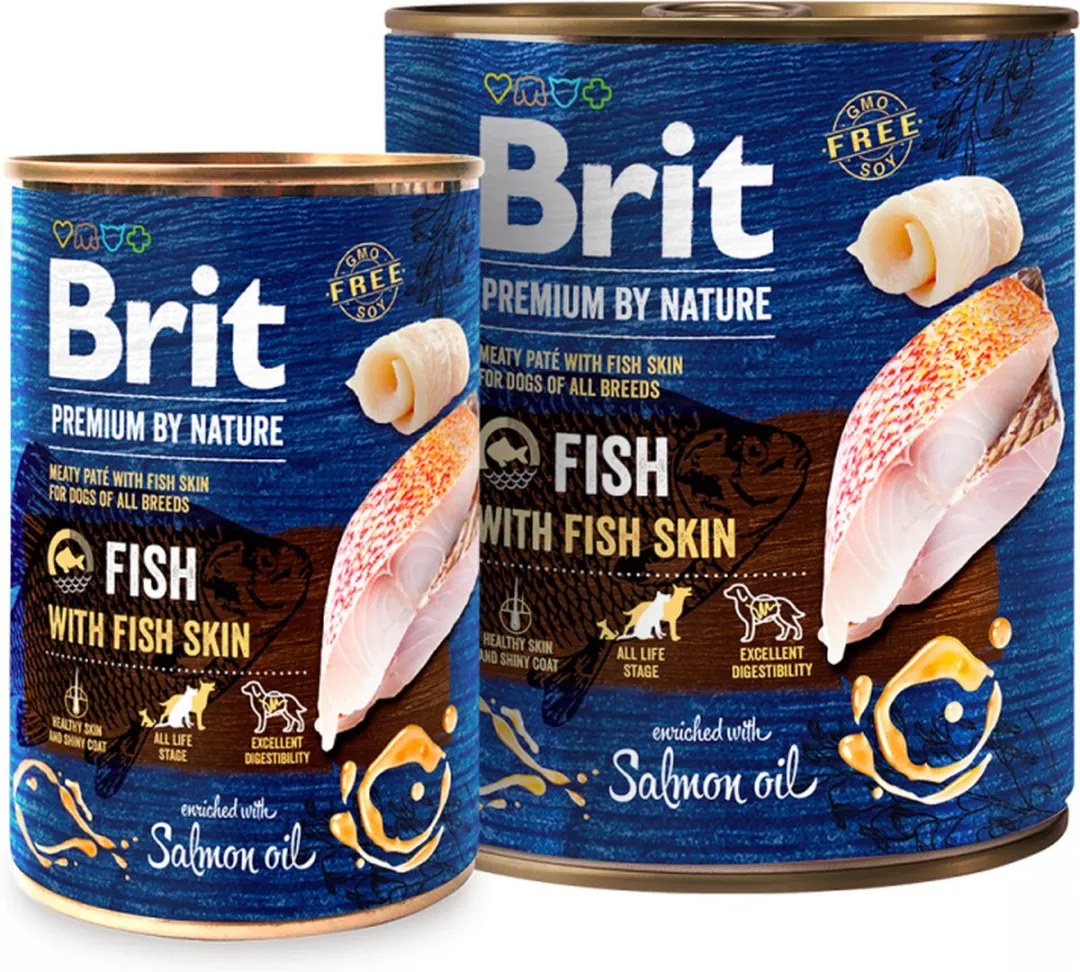 Brit Premium Fish with Fish Skin 400g