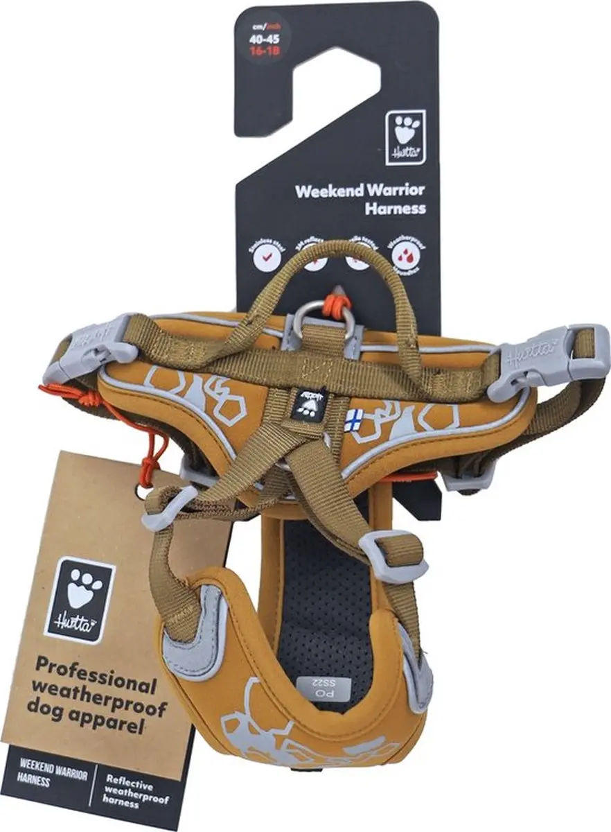 Hurtta Weekend Warrior Sele - 100-120cm - Desert - afbeelding 3 van 6