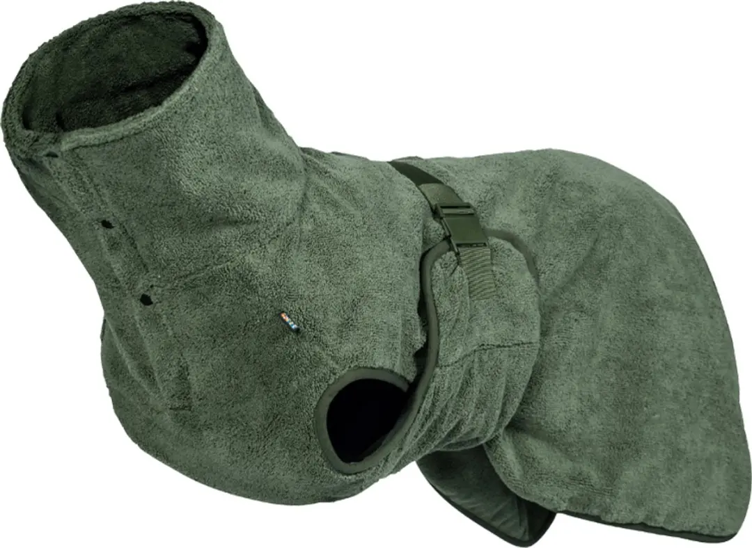 Rukka Pets Medea Luxe Badjas Olijfgroen - Small - afbeelding 6 van 6