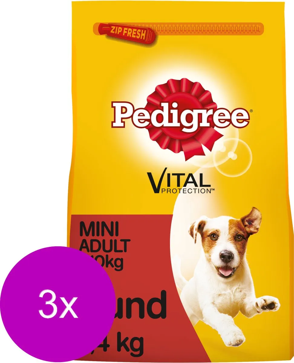 Pedigree Adult Mini Menu Rund Hondenvoer