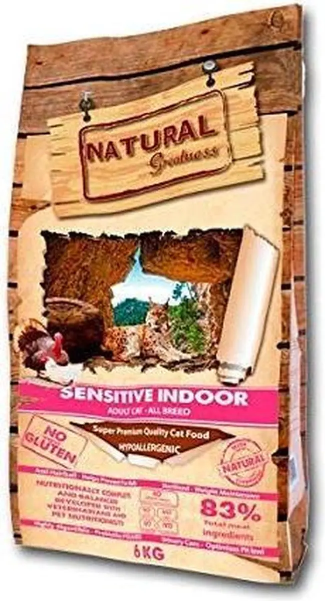 Natural Greatness Sensitive Indoor Kattenvoer