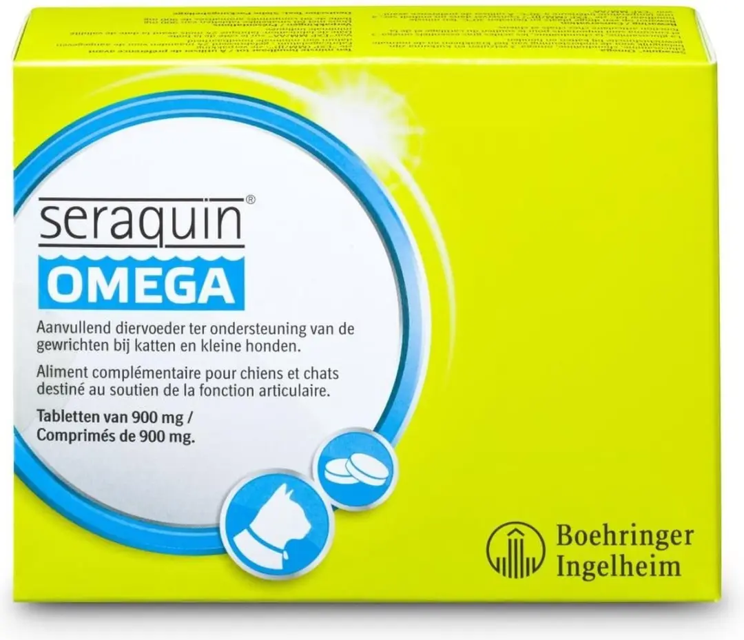 Seraquin Omega Kat & Kleine Hond - 60 Tabletten - afbeelding 2 van 5