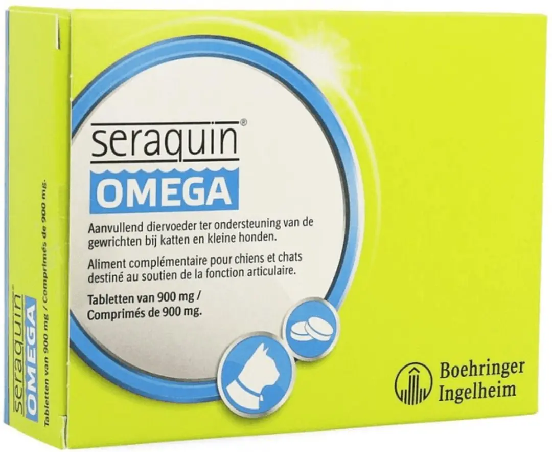 Seraquin Omega Kat & Kleine Hond - 60 Tabletten - afbeelding 5 van 5