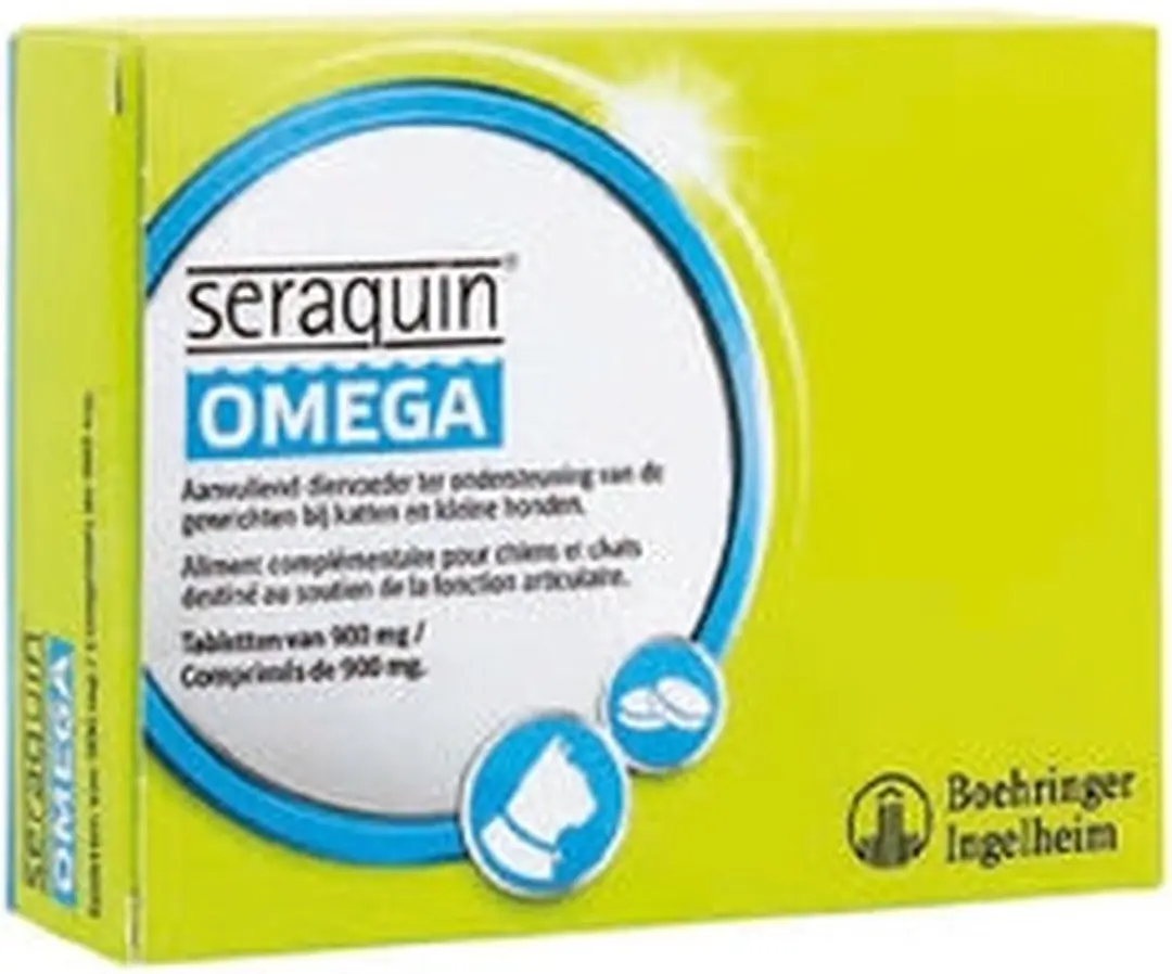 Seraquin Omega Kat & Kleine Hond - 60 Tabletten - afbeelding 3 van 5