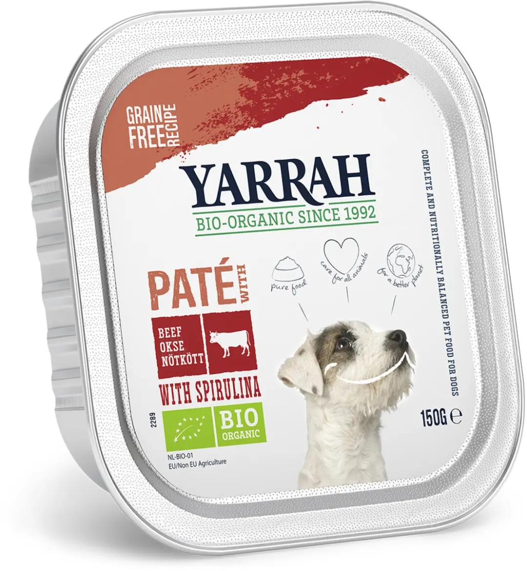 Yarrah Bio Alu Paté Graanvrij Hondenvoer
