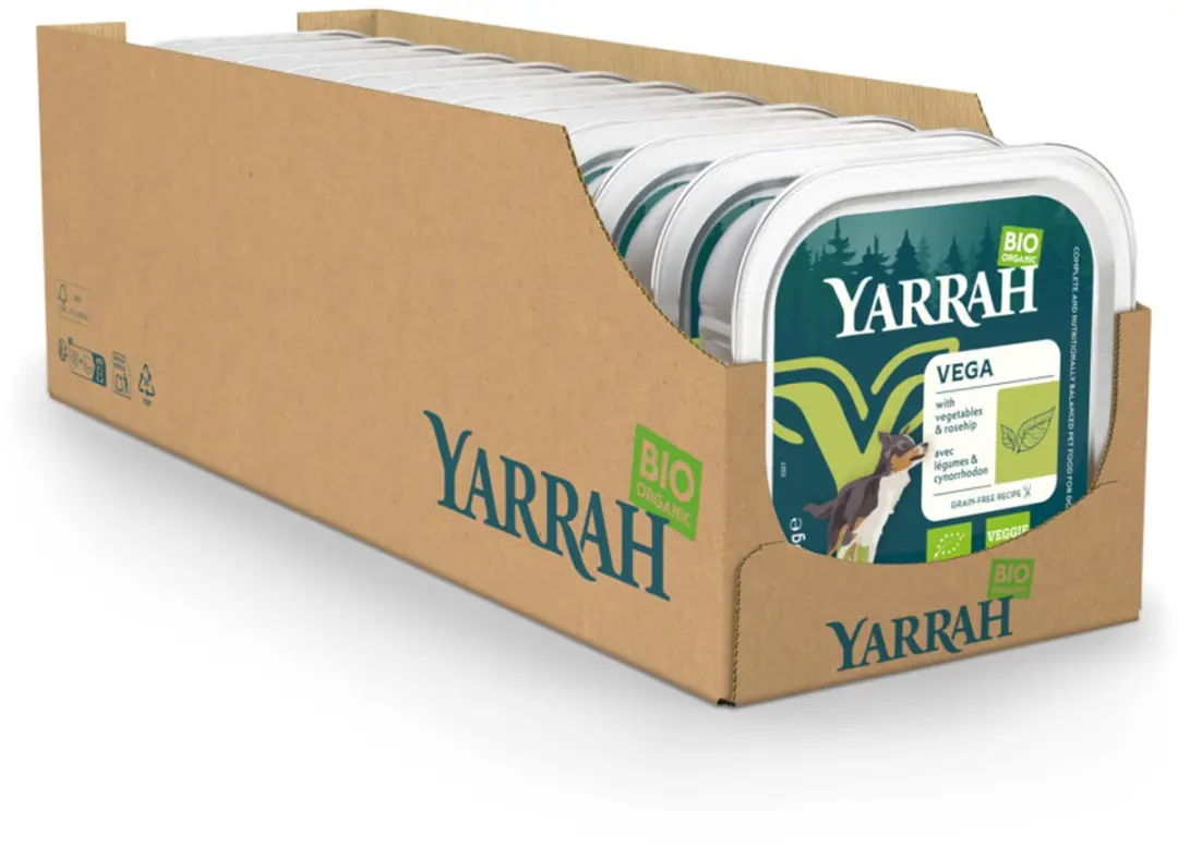 Yarrah Bio Hondenvoer Chunks Vegetarisch - 12x 150g - afbeelding 5 van 6