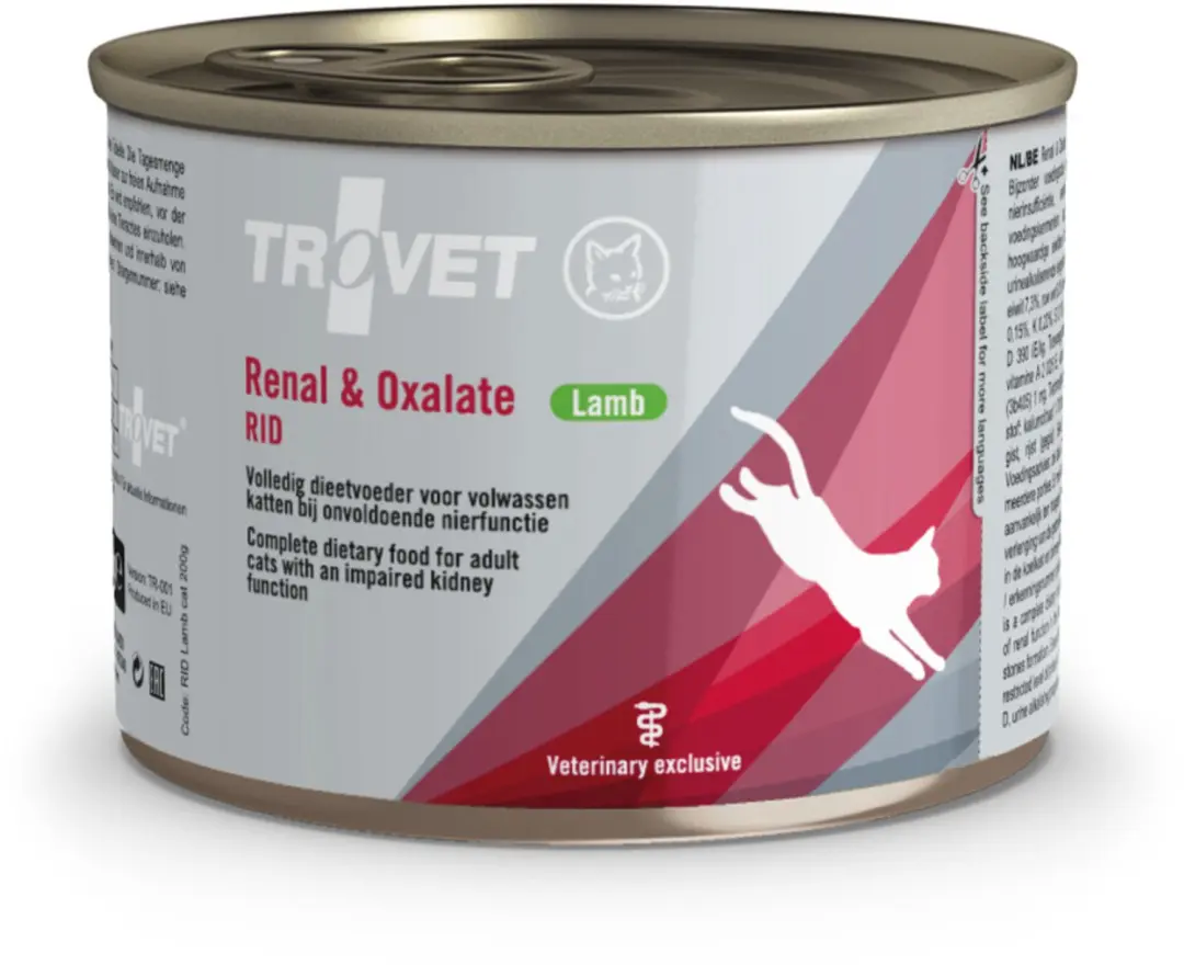 Trovet RID Renal & Oxalate Kattenvoer Nat Lam
