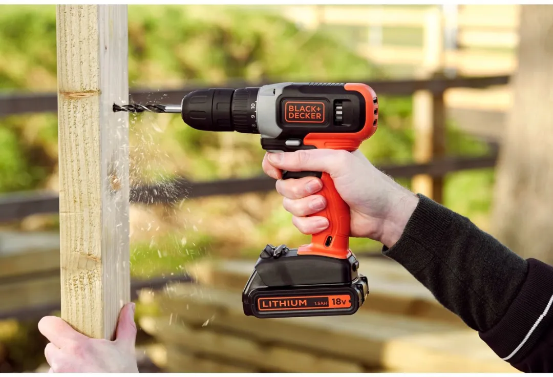 BLACK+DECKER BCD001C1-QW Accuboormachine - 18V - 1 Snelheid - 10 Instellingen - afbeelding 6 van 6