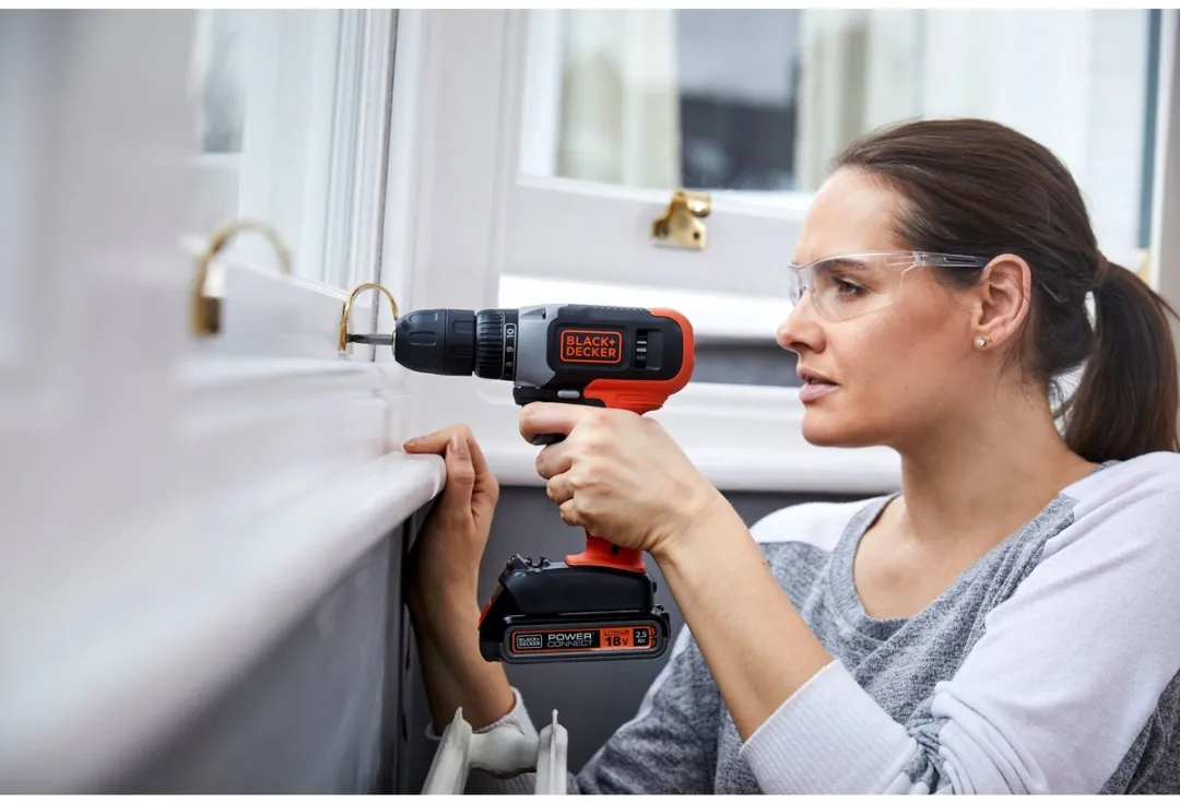 BLACK+DECKER BCD001C1-QW Accuboormachine - 18V - 1 Snelheid - 10 Instellingen