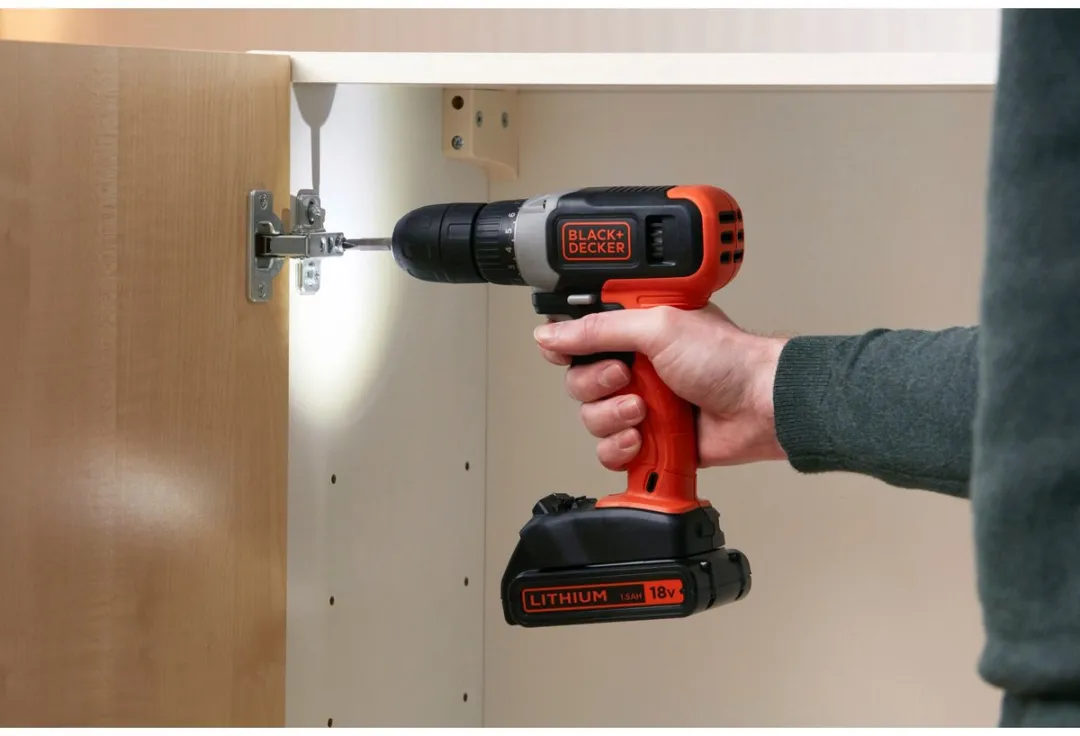 BLACK+DECKER BCD001C1-QW Accuboormachine - 18V - 1 Snelheid - 10 Instellingen
