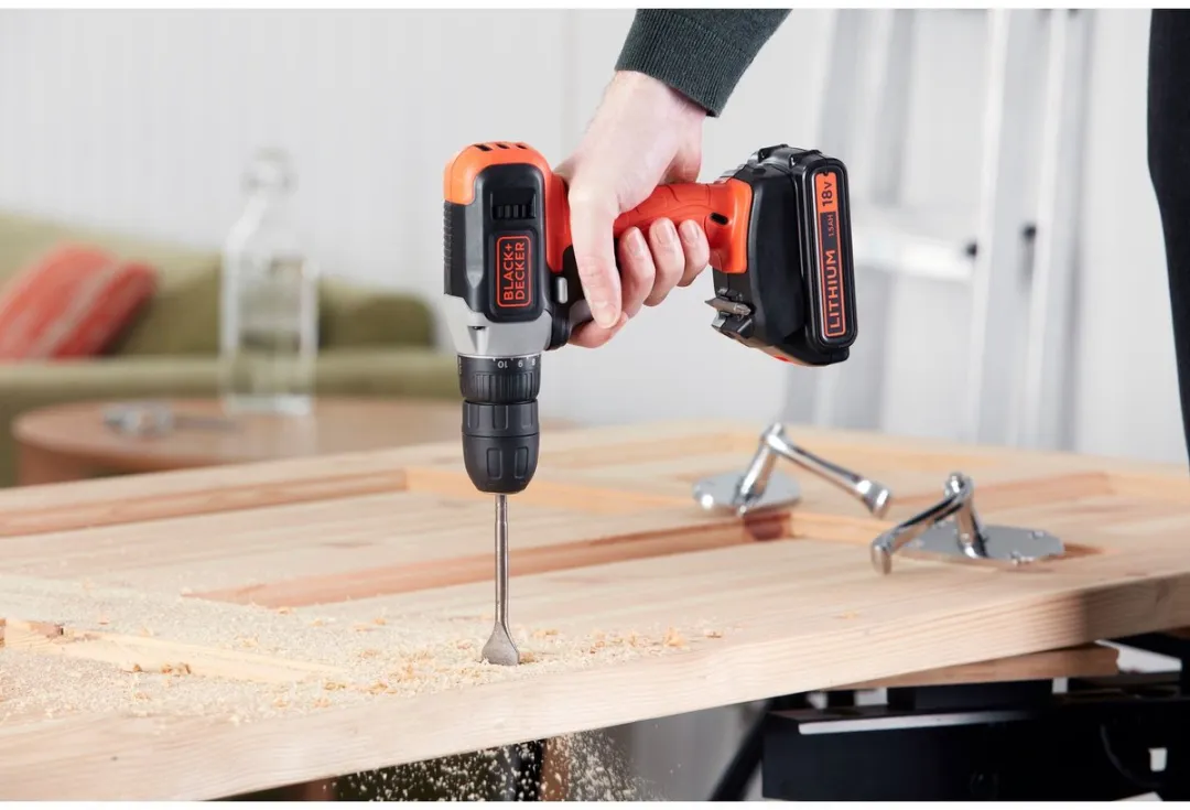 BLACK+DECKER BCD001C1-QW Accuboormachine - 18V - 1 Snelheid - 10 Instellingen