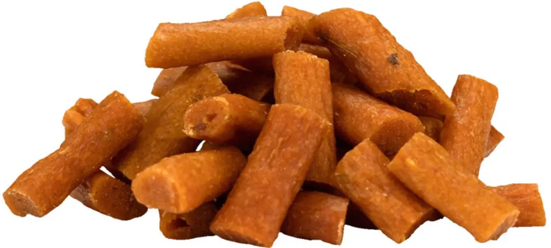 Braaaf Hondensnack Sticks Zalm, Pompoen & Selderij - 10x 85g - afbeelding 2 van 6
