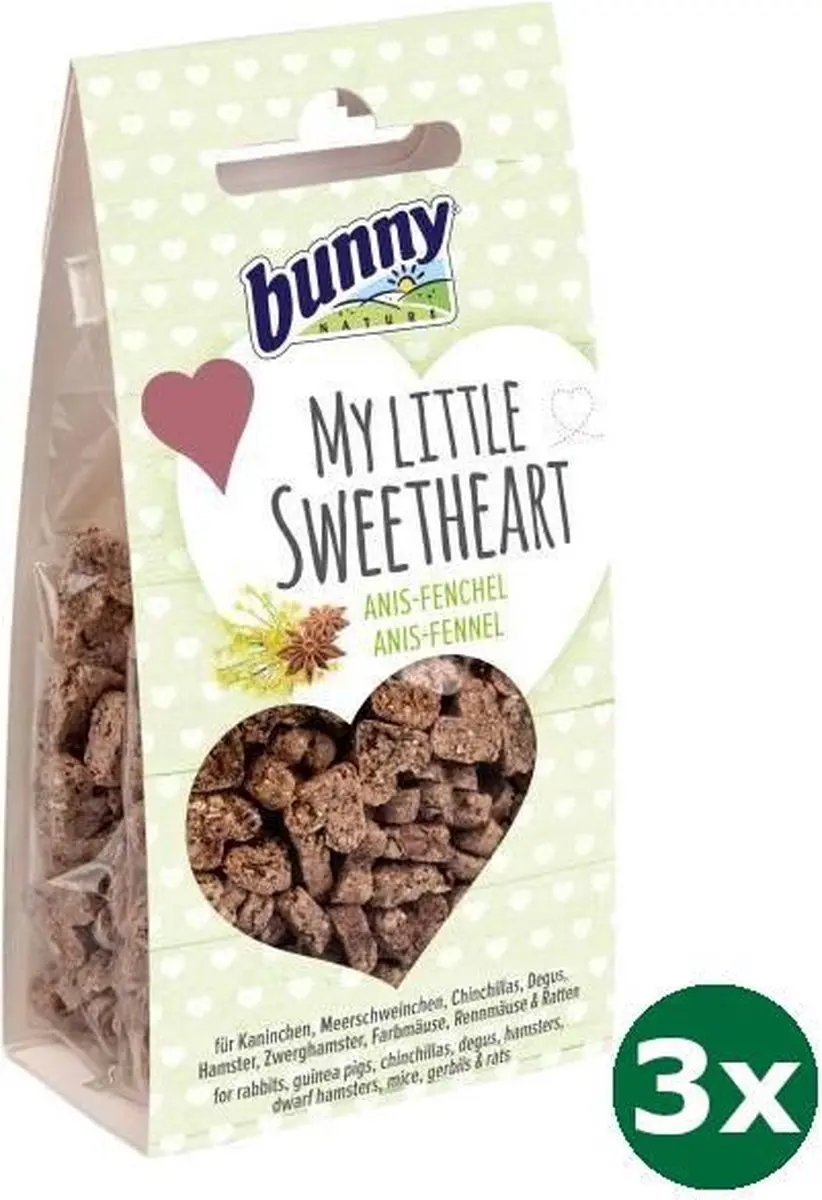 3x30 gr Bunny nature my little sweetheart anijs / venkel