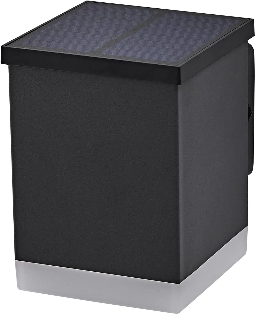 Osram Endura Style Solar Wall Wandlamp Donkergrijs