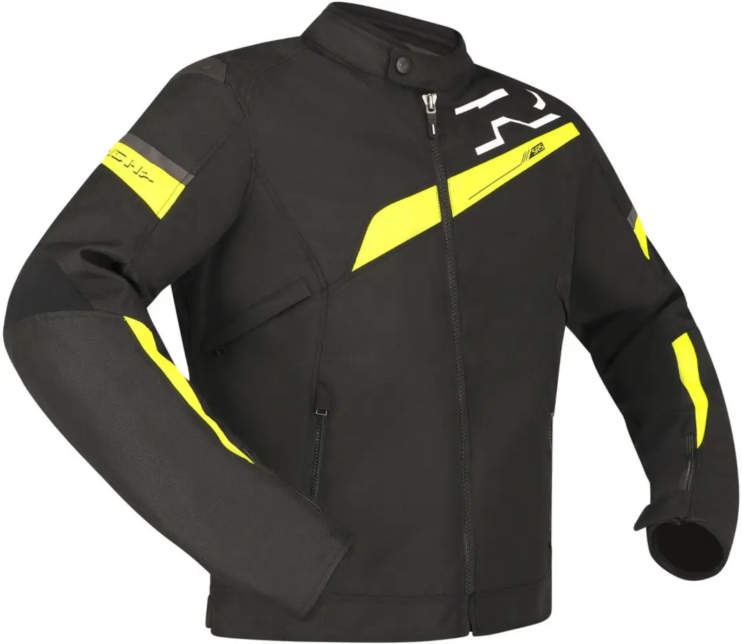 Richa Gotham 3 WP Zwart Geel Textiele Motorjas