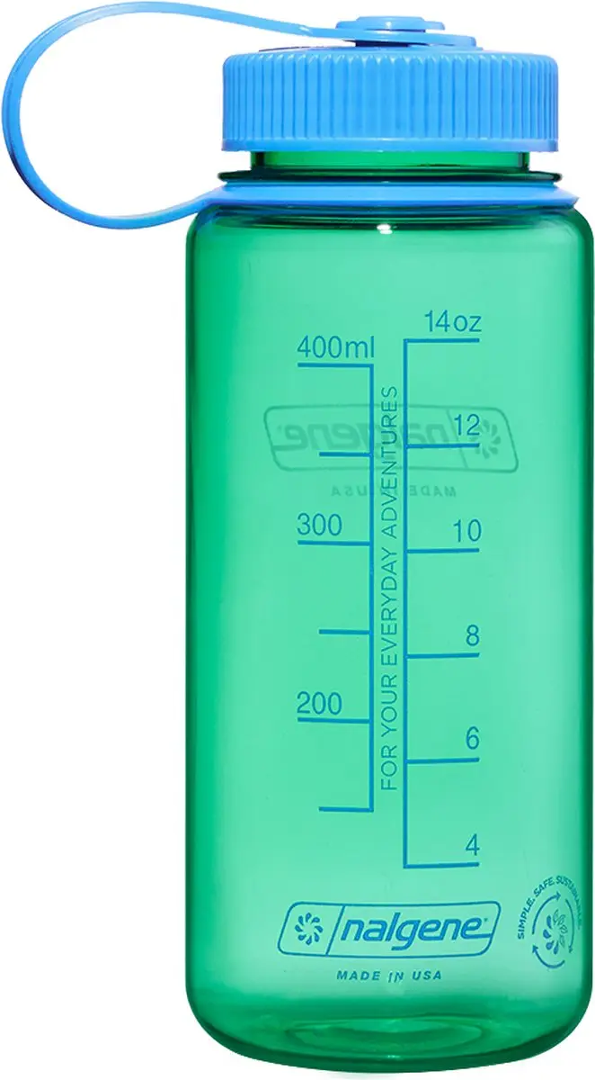 Nalgene Wide Mouth SUSTAIN Drinkfles 500ml - Pastel Green - afbeelding 2 van 6