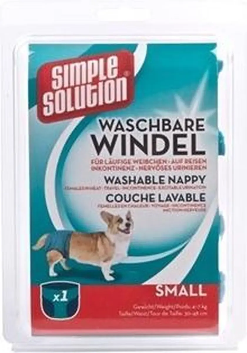 Simple Solution Luier Wasbaar Medium 38-58cm - Groen - afbeelding 6 van 6