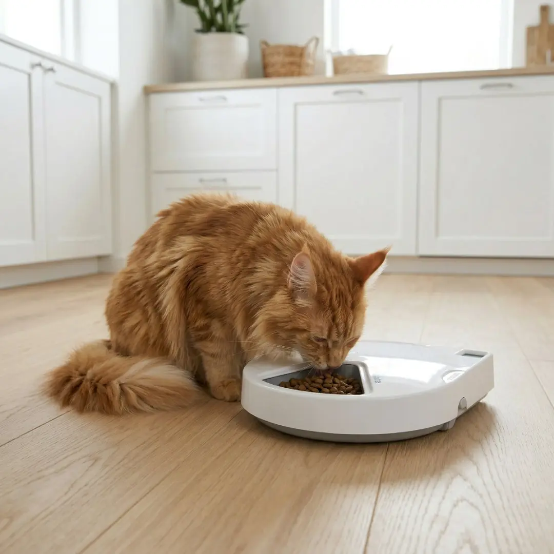 Cat Mate C500 Voerautomaat - 5 Maaltijden - Wit - afbeelding 6 van 6
