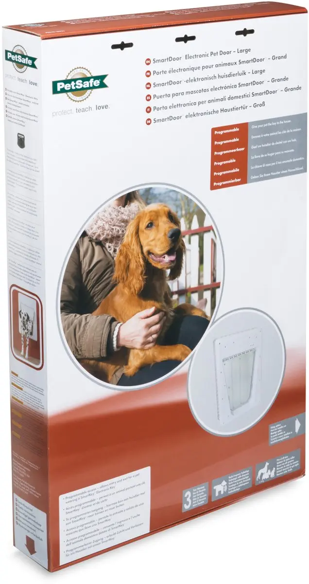 PetSafe SmartDoor Elektronisch Hondenluik - L - Wit - afbeelding 4 van 6