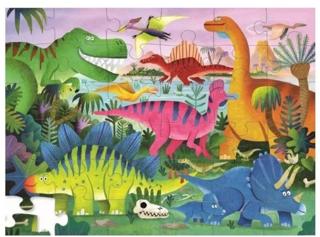Crocodile Creek Dino Puzzel Stegosaurus 36 Stuks - CC40784