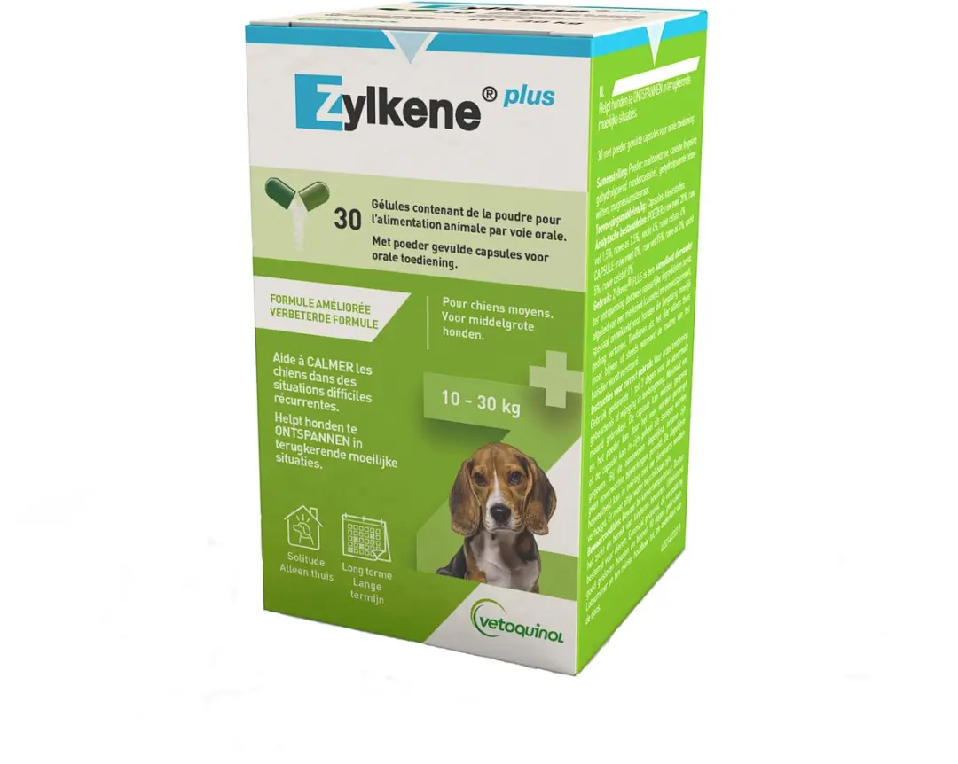 Vetoquinol Zylkene Plus 225 mg Capsules voor Honden - 30 stuks - afbeelding 5 van 5