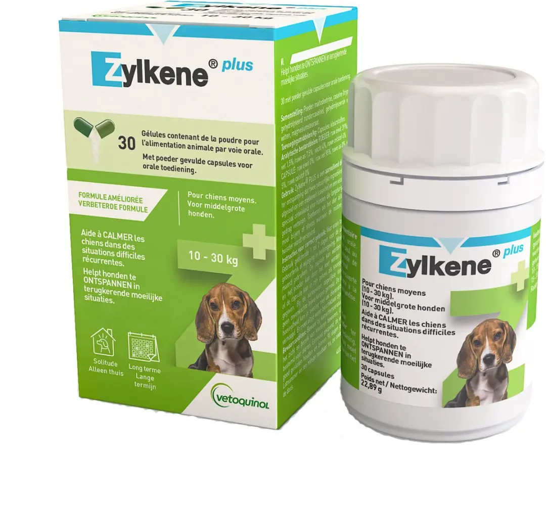 Vetoquinol Zylkene Plus 225 mg Capsules voor Honden - 30 stuks - afbeelding 3 van 5